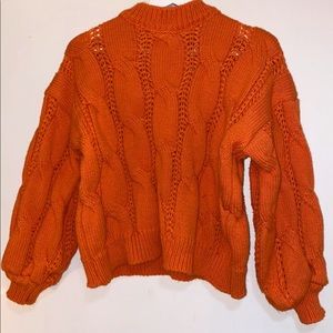 Orange sweater ( jumper )